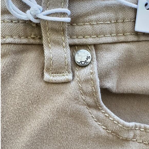 Joe's Jeans Girls Straight Mid Rise Chino Pants in Tan - Picture 8 of 8